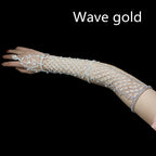 Leaf Jewelry Rhinestone Full Rhinestone Bridal Bracelet Ring One