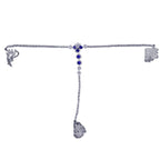 💎 Cadena Corporal Sexy | Bragas de Strass Azul y Blanco