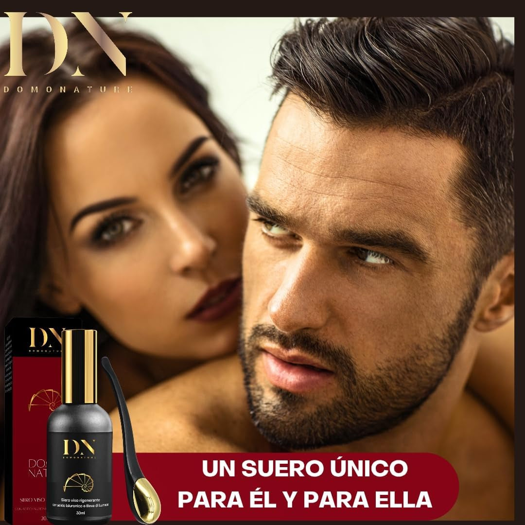 Crema Baba De Caracol Pura Facial 100%, Serum Acido Hialuronico Y Vitamina C, Contorno De Ojos Antiarrugas Mujer Y Hombre, Hidratante, Domonature 30Ml