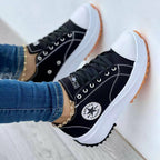 👟 Sneakers de Lona 'Estampado con Carácter' | Casual y Flat