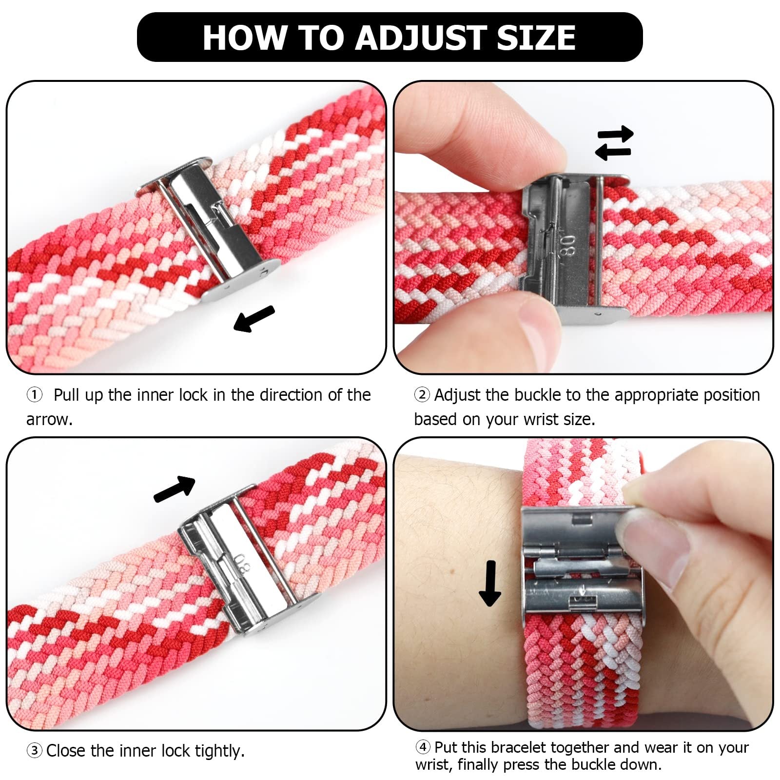 ⌚ Correa Trenzada 'Comodidad Imparable' | Apple Watch Series 1-9 & SE