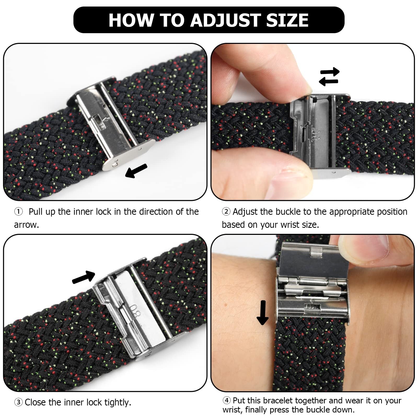 ⌚ Correa Trenzada 'Comodidad Imparable' | Apple Watch Series 1-9 & SE