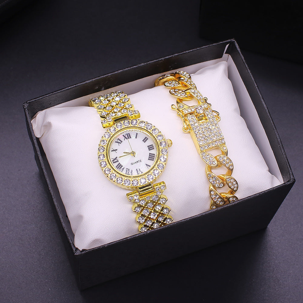 Fashion New Watch Ladies Bracelet Set