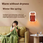 Wall Mounted Portable Small Electric Heater With Remote Control, Adjustable Silent Thermostat Suitable For Winter Home Offices Bathroom