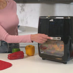 Horno freidora de aire de 12 L de capacidad