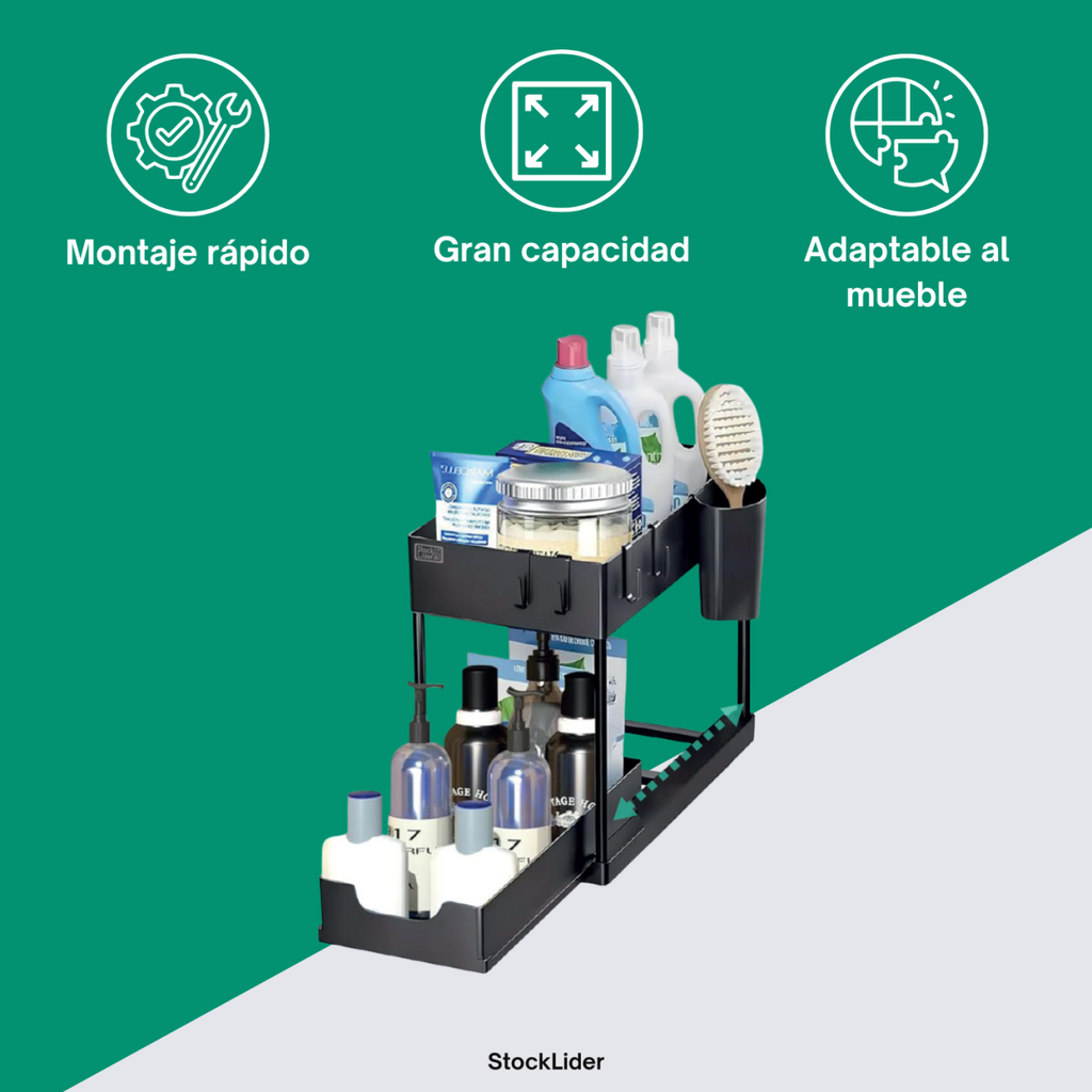 Organizador bajo mueble