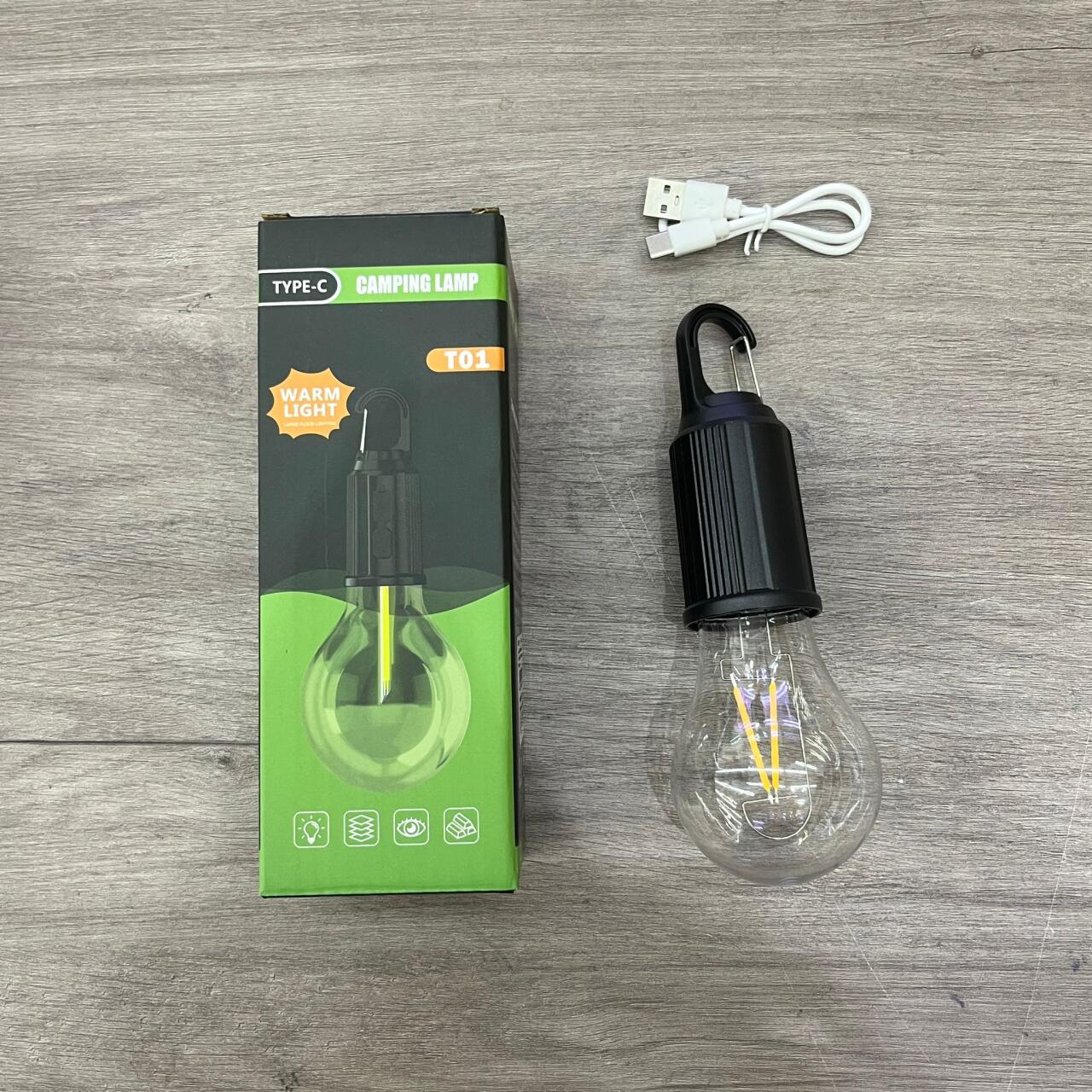 Bombilla Tipo C ideal para camping  - Foco Resistente al Agua IPX4, Ideal para Camping y Decoración