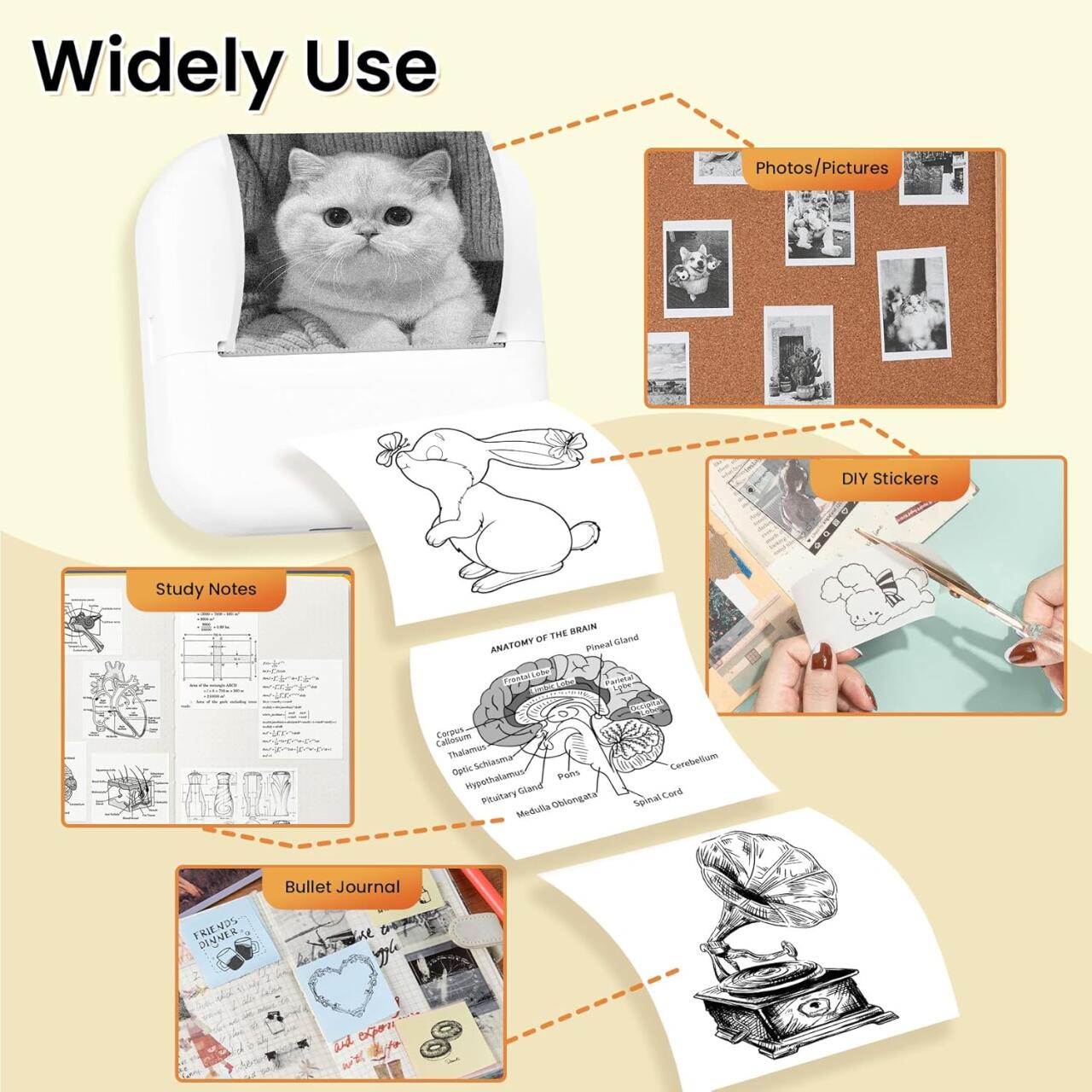 M2 Mini Impresora Térmica Portátil Bluetooth & WiFi – Imprime Donde Quieras 🖨️📱