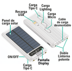Powerbank con carga solar