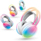 Brookstone Auriculares Inalámbricos con Luces LED Multicolor