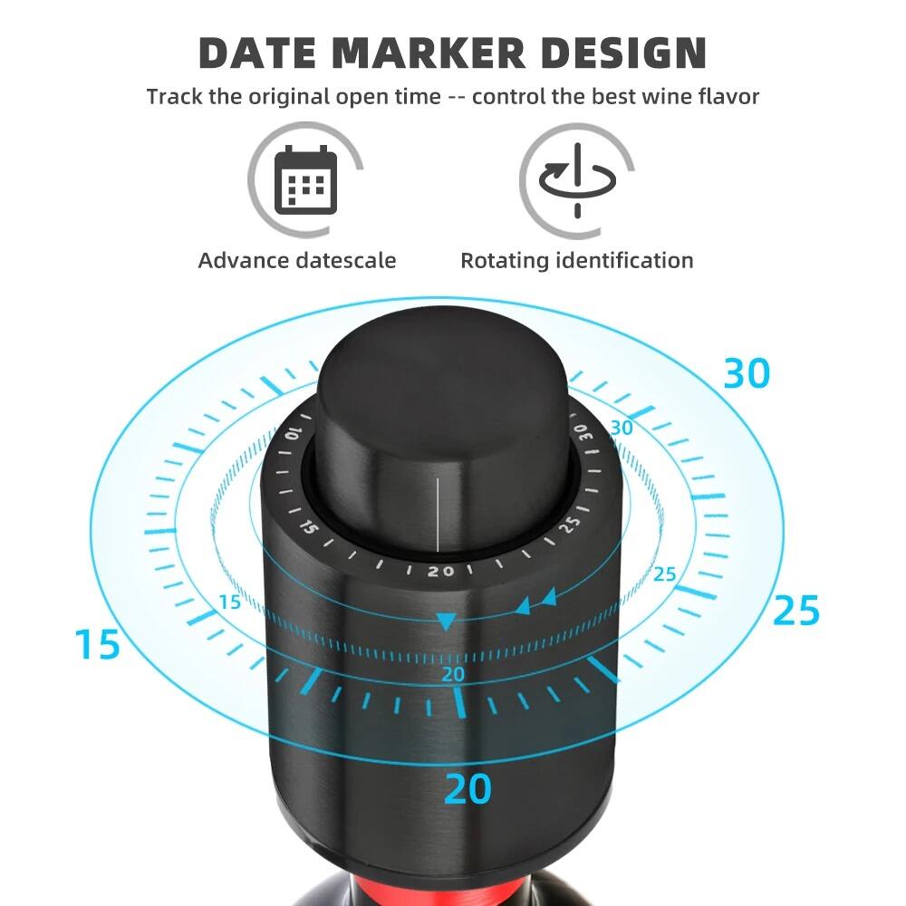 Tapón de Botella de Vino al Vacío – Conserva el Sabor y Aroma por Más Tiempo