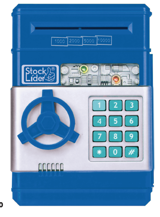 Hucha electrónica con contraseña