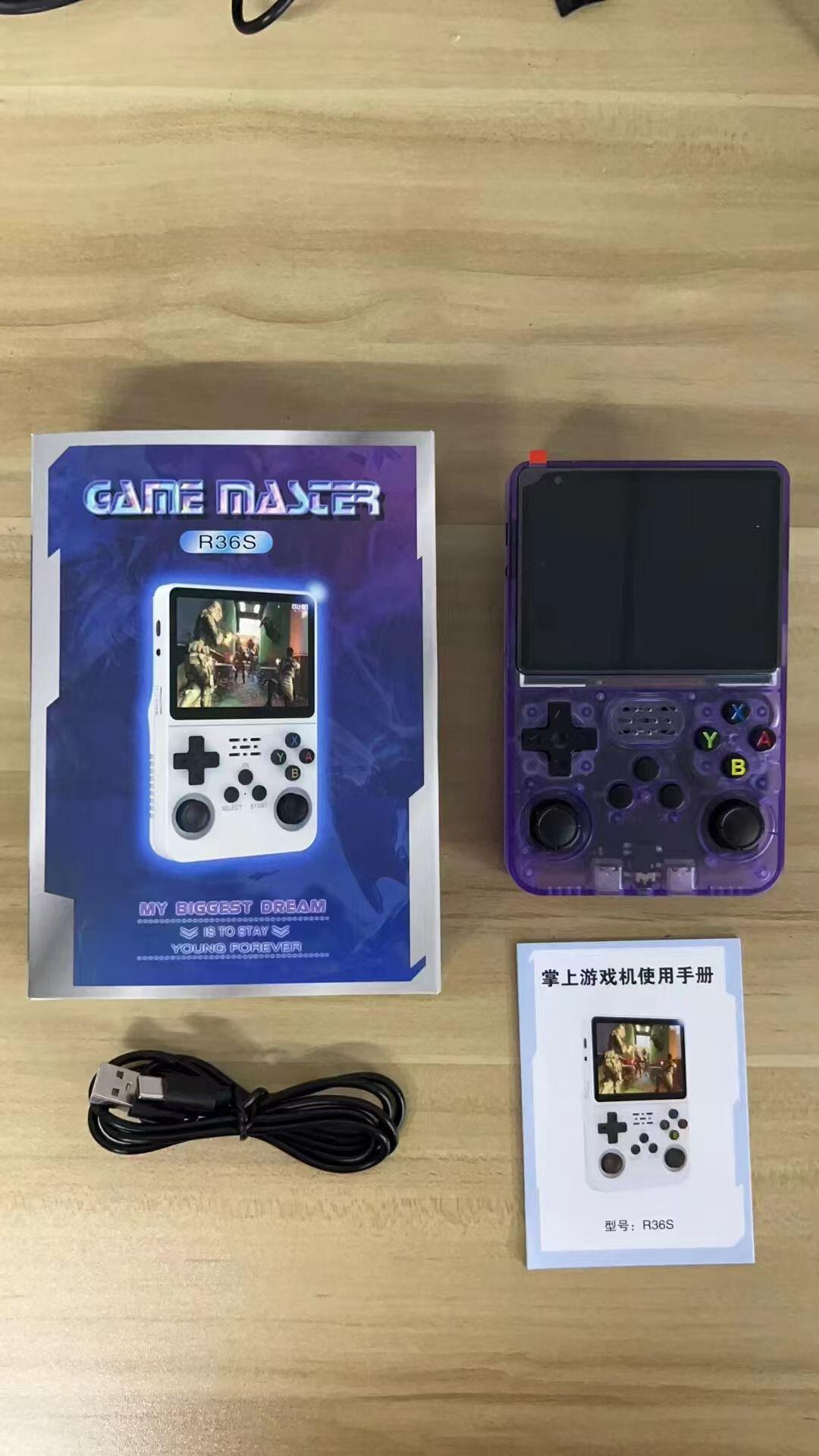 Consola R3S6,  Juegos Retro y Reproductor de Vídeo - Compacta y Ligera