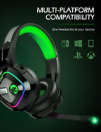 Cascos Gaming A66 con Luz RGB