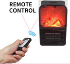 Calefactor Eléctrico Portátil Enchufable 1000W 110-220V con Mando a Distancia – Calor Instantáneo y Seguro