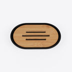 Set de Baño Set de Inodoro 5 Piezas Dispensador de Jabón, Portacepillos de Dientes, Cepillo de Baño, Jabonera & Vaso - Bambú