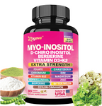 Suplemento para las hormonas-Myo-Inositol + D-Chiro Inositol + Berberina + Vitamina D3 + K2 – 90 Cápsulas