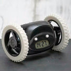 Despertador Digital Inteligente con Ruedas Que Corre Sonido Potente Ruidoso