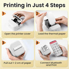 M2 Mini Impresora Térmica Portátil Bluetooth & WiFi – Imprime Donde Quieras 🖨️📱