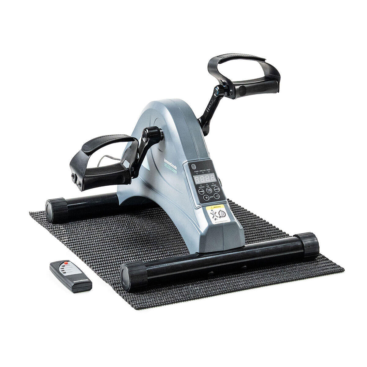 Pedaleador Eléctrico Asistido para Piernas y Brazos con Esterilla y Mando Velora 3000 InnovaGoods