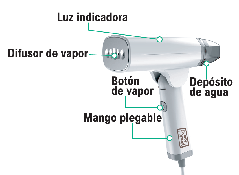 Plancha de vapor vertical