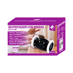 Despertador Digital Inteligente con Ruedas Que Corre Sonido Potente Ruidoso