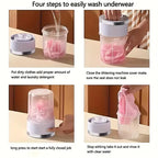 Lavadora Portátil Inalámbrica Recargable para Ropa Interior y Calcetines 🧦🩲