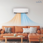 Climatizador y calefactor de pared 2 en 1