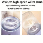 Lavadora Portátil Inalámbrica Recargable para Ropa Interior y Calcetines 🧦🩲